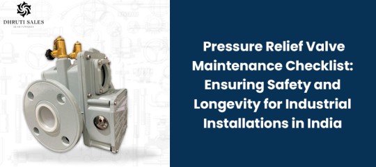 Pressure Relief Valve Maintenance Checklist: Ensuring Safety and Longevity for Industrial Installations in India