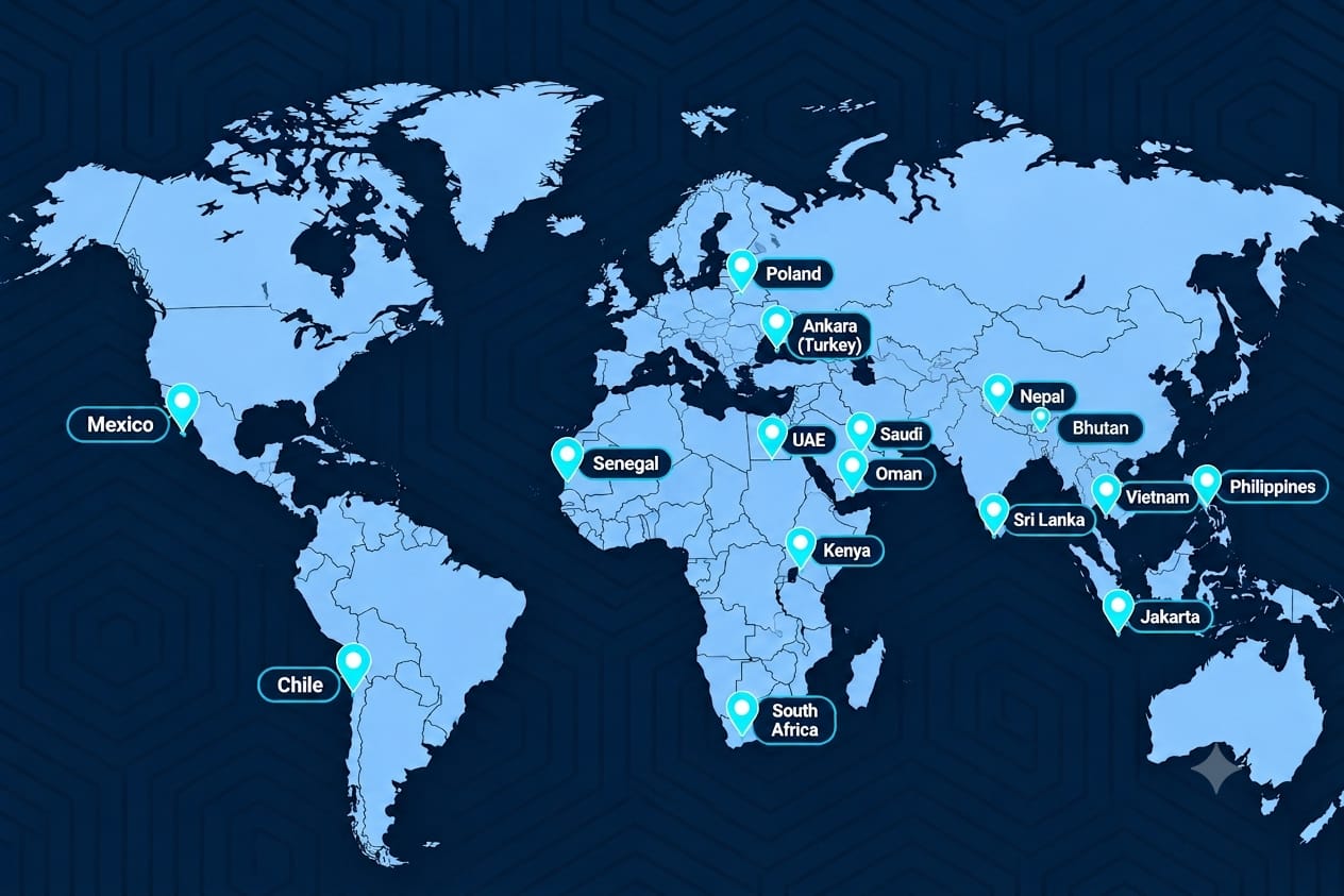 Dhruti Sales Global Presence